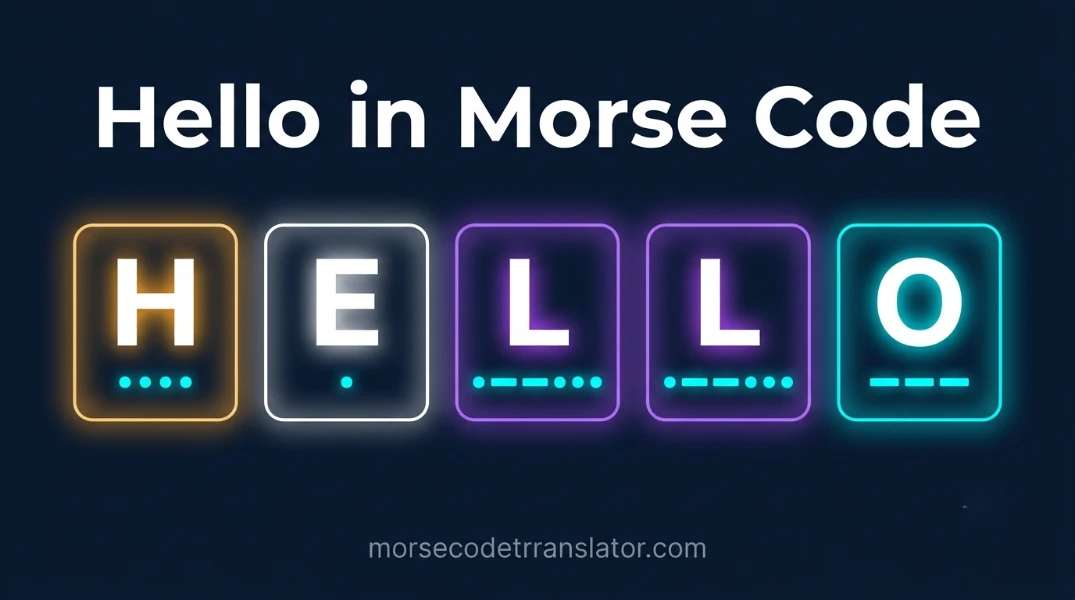 Hello Morse code feature image