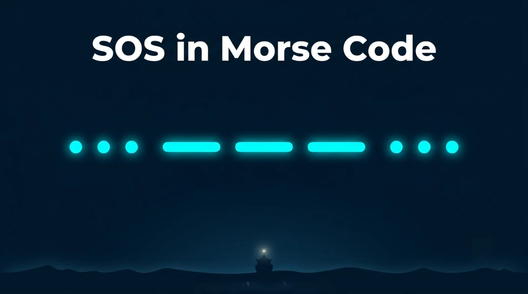SOS in morse code feature image