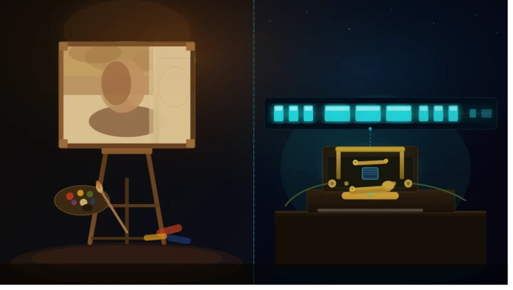 Easel vs Telegraph image
