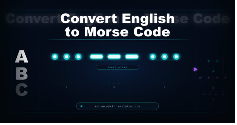 English to Morse Code Convert