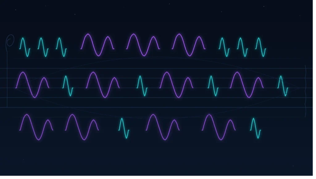 morse sound waves